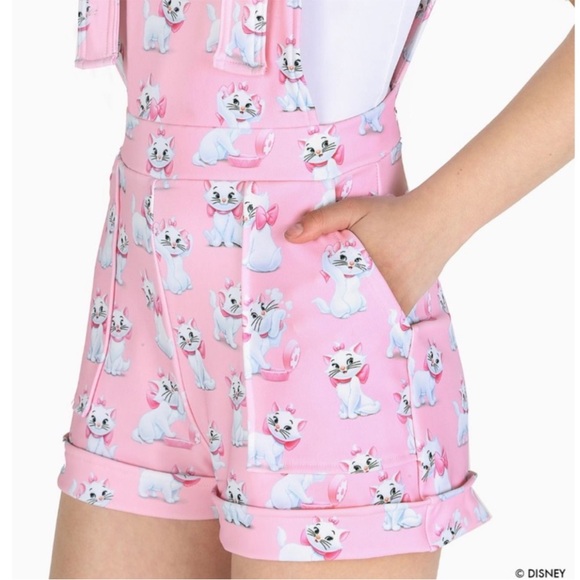 BLACKMILK NWT MARIE OVERALLS SIZE S BM DISNEY PINK - Picture 3 of 11